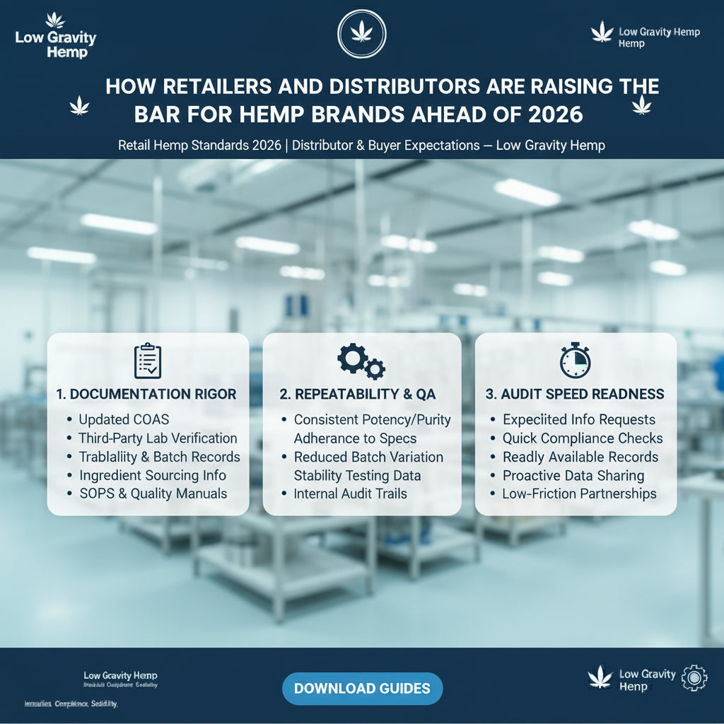 📰 How Retailers and Distributors Are Raising the Bar for Hemp Brands Ahead of 2026