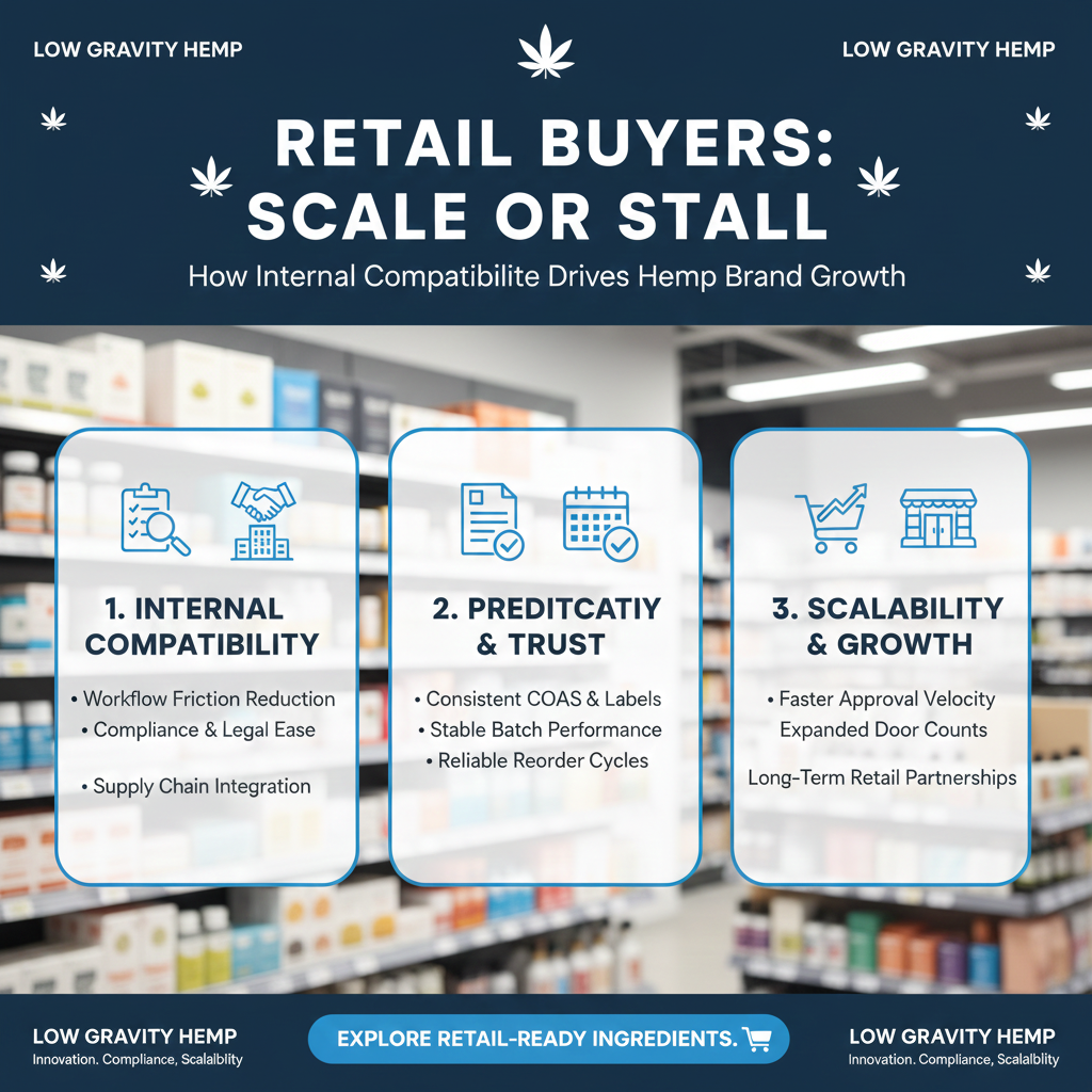🏪 How Retail Buyers Decide Which Hemp Brands Scale — And Which Stall