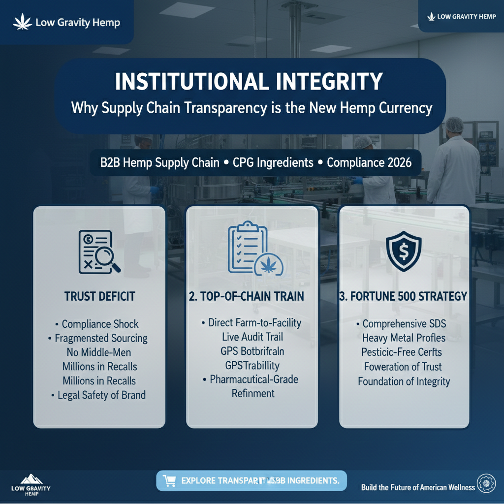 Institutional Integrity: Why Supply Chain Transparency is the New Hemp Currency