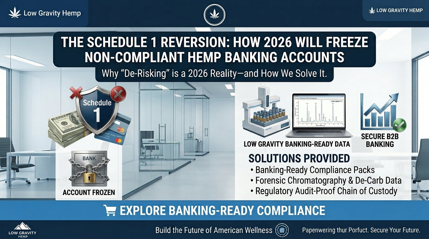 Schedule 1 Reversion: The Looming Banking Crisis for Non-Compliant CBD Wholesalers
