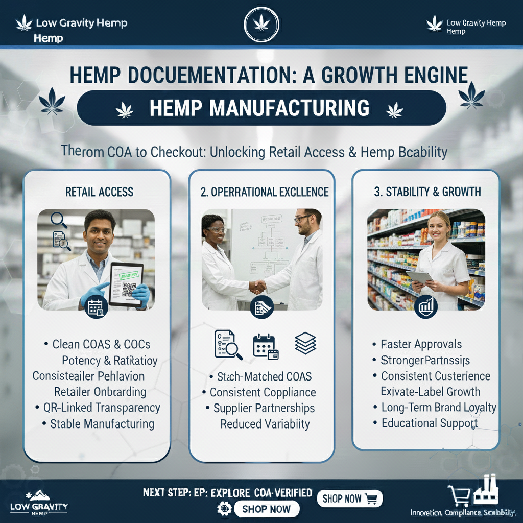 📄 From COA to Checkout: How Documentation Drives Hemp Brand Growth in 2026