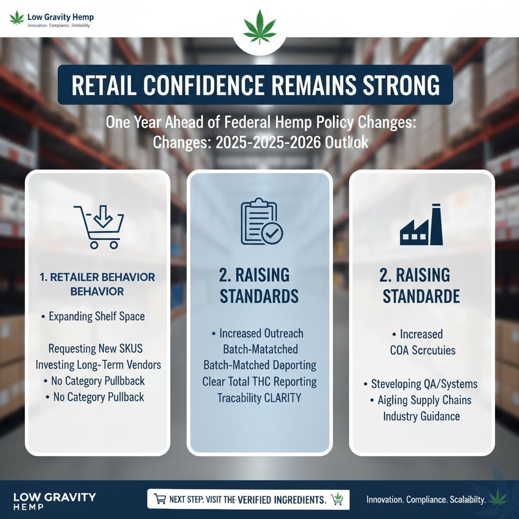 📰 Retail Confidence Remains Strong One Year Ahead of Federal Hemp Policy Changes