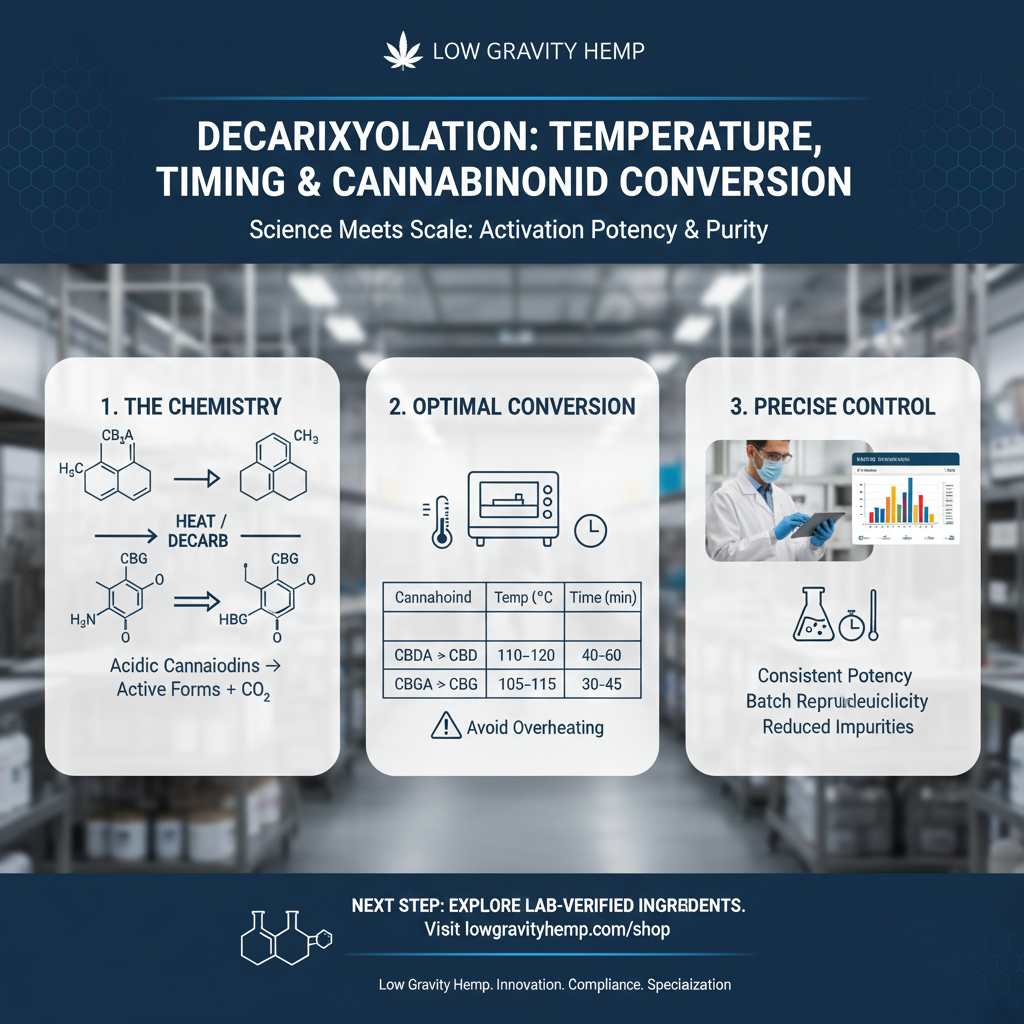 🎓 Decarboxylation: Temperature, Timing &amp; Cannabinoid Conversion