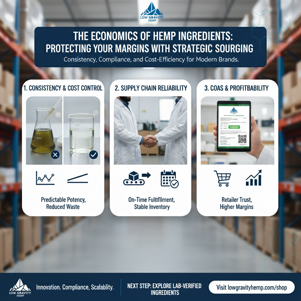 The Real Economics of Hemp Ingredients: How Smart Supply Partnerships Strengthen Margins in 2025