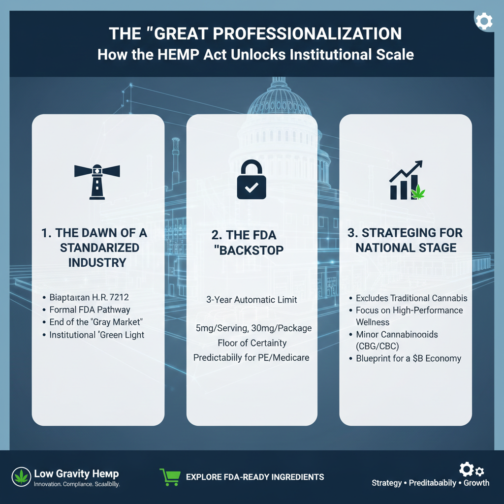 The "Great Professionalization": Why the HEMP Act is the Green Light for Institutional Scale