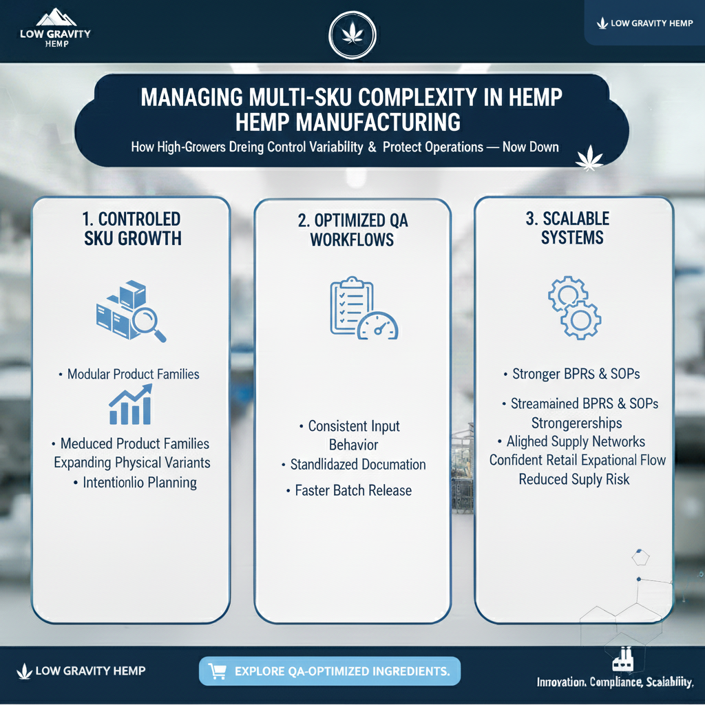 📦 How High-Growth Hemp Brands Manage SKU Complexity Without Losing Control