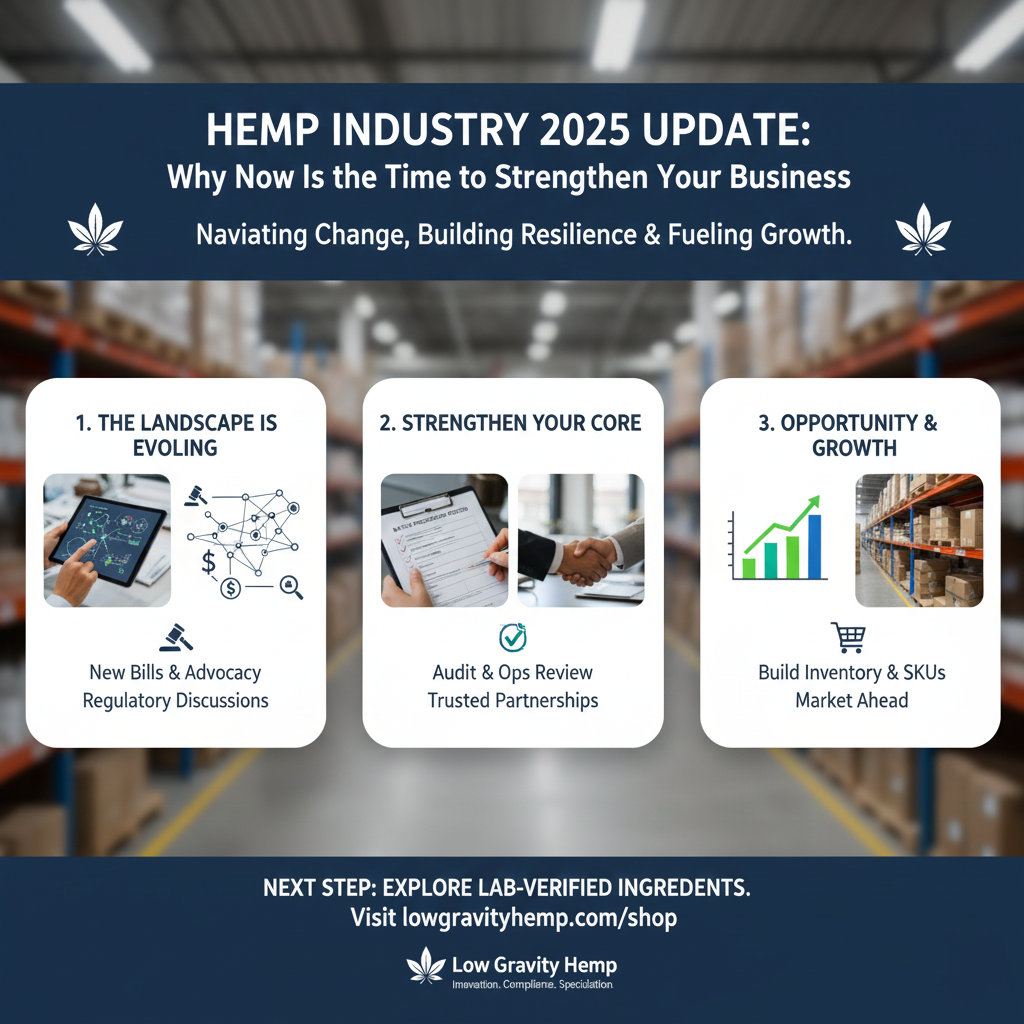 What’s Actually Happening in the Hemp Industry — And Why Now Is the Time to Strengthen Your Business