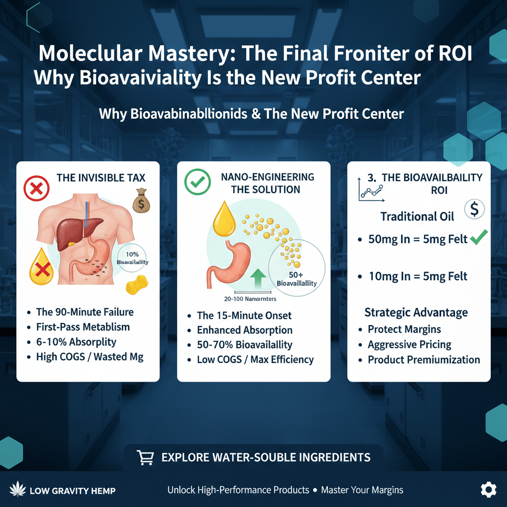 Molecular Mastery: Why Bioavailability is the Final Frontier of Cannabinoid ROI