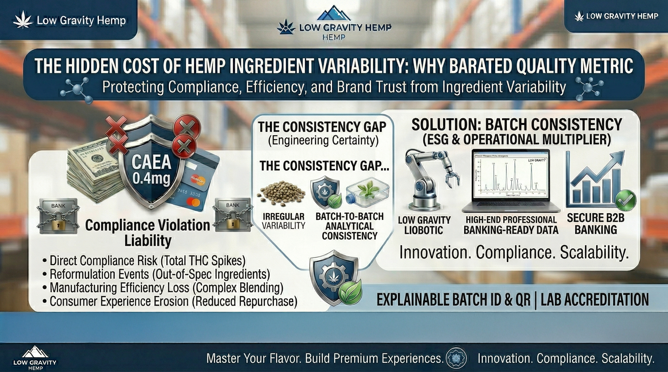 The Hidden Cost of Hemp Ingredient Variability: Why Batch Consistency Is Your Most Undervalued Quality Metric