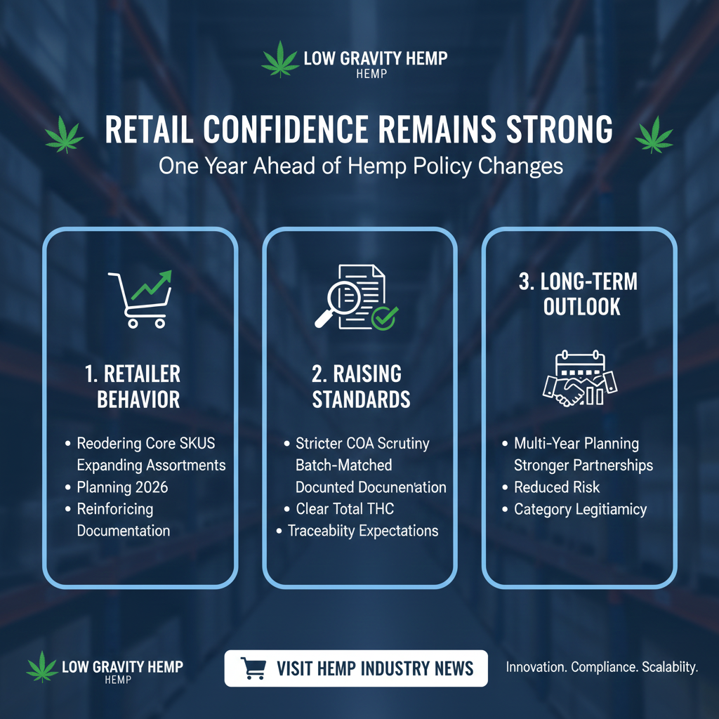 📰 Retail Confidence Remains Strong Going Into Hemp Policy Changes