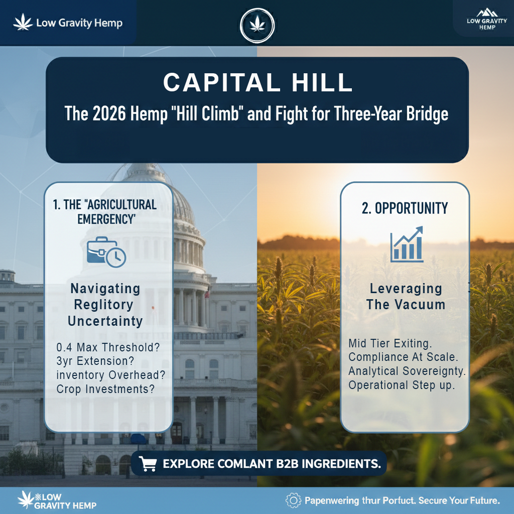 Capital on the Hill: The 2026 Hemp “Hill Climb” and the Fight for a Three-Year Bridge