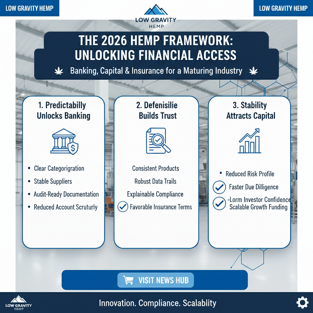 📰 What the 2026 Hemp Framework Means for Capital, Banking, and Insurance Access