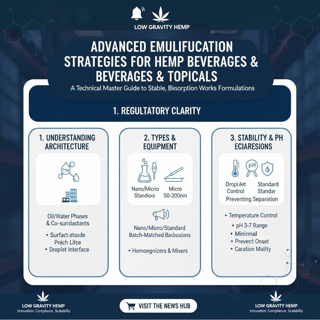 🎓 Advanced Emulsification Strategies for Hemp Beverages &amp; Topicals: A Technical Master Guide