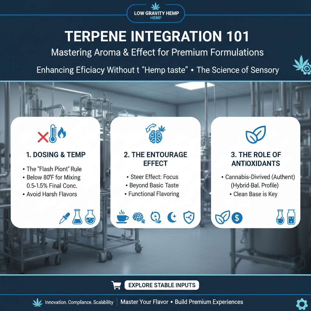 Terpene Integration 101: Enhancing Efficacy Without the "Hemp Taste"