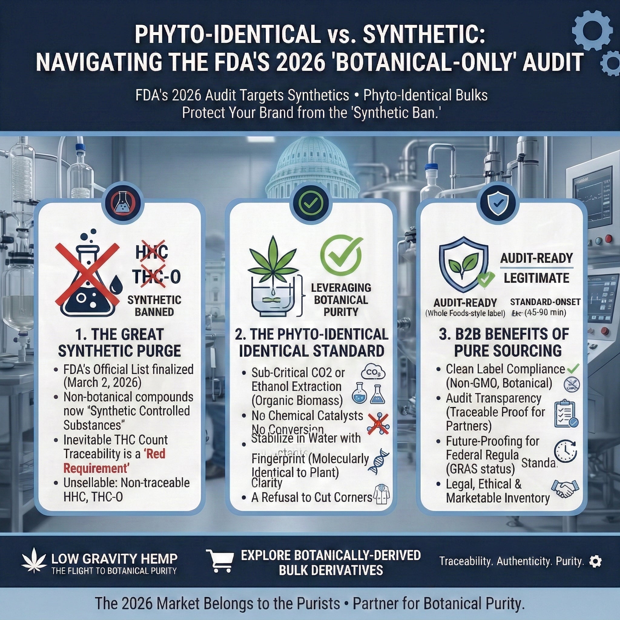 Phyto-Identical vs. Synthetic: Navigating the FDA’s 2026 "Botanical-Only" Audit