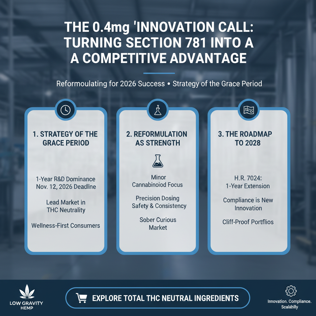 Section 781 Hemp Ban Update | Reformulating for 2026 Success