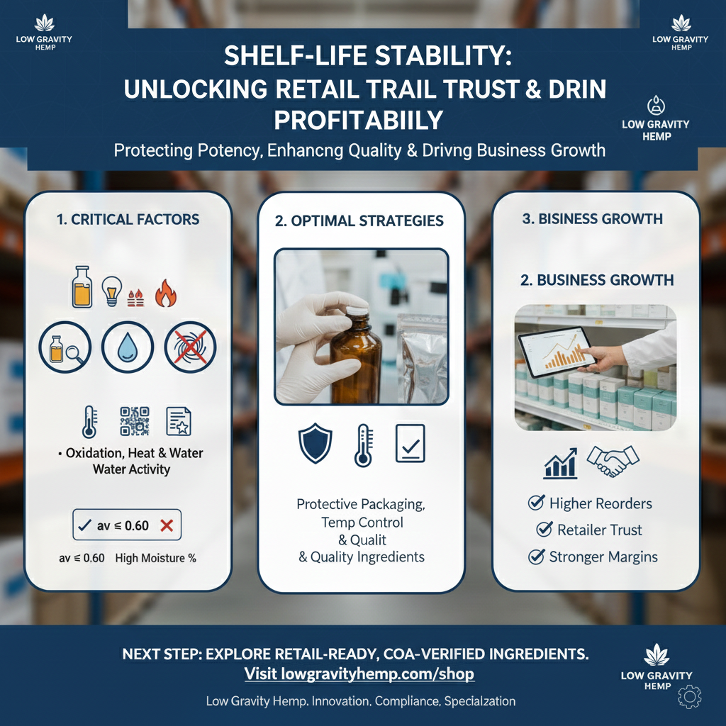 Why Shelf-Life Stability Matters More in 2025 — And How Hemp Brands Can Strengthen It