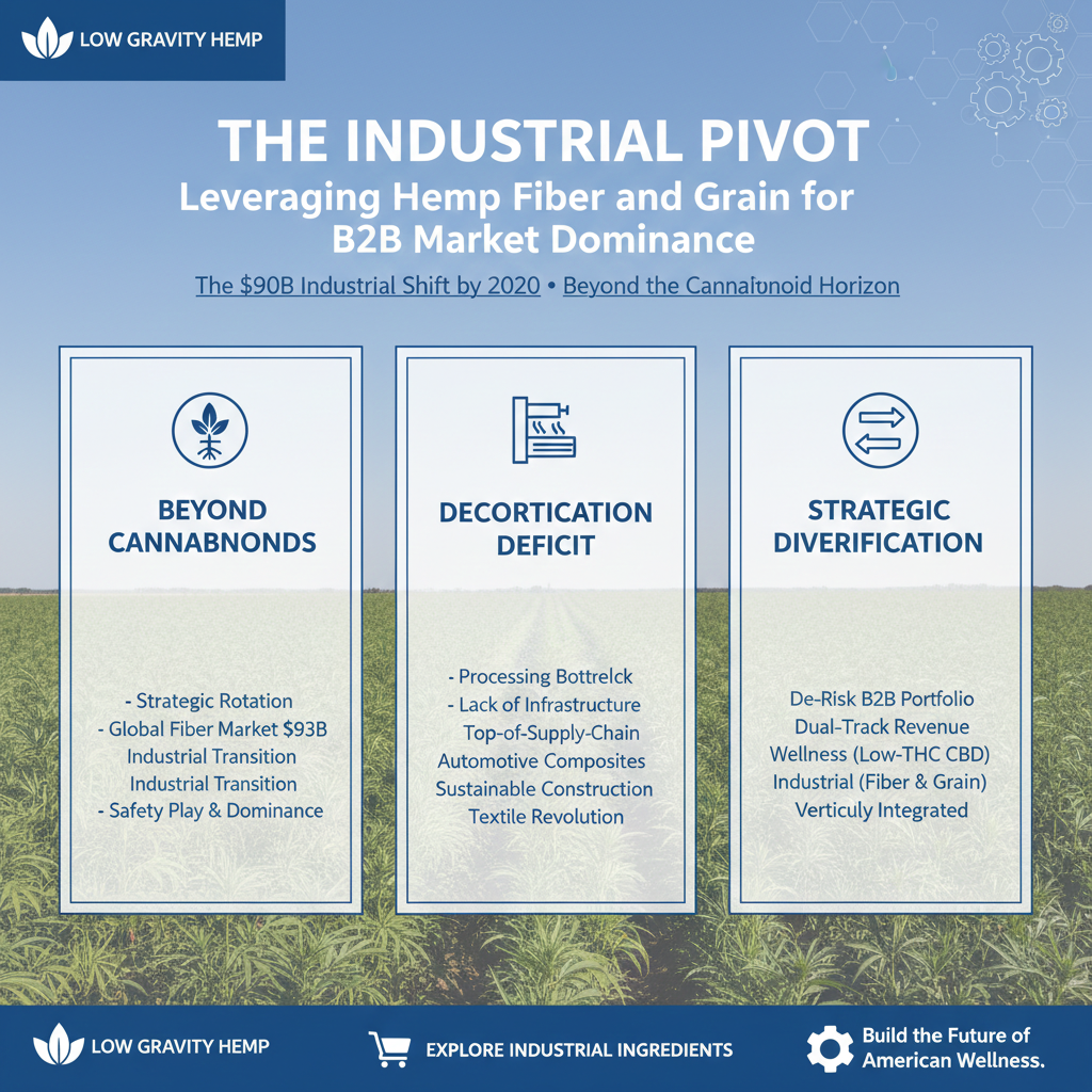 The Industrial Pivot: Leveraging Hemp Fiber and Grain for B2B Market Dominance