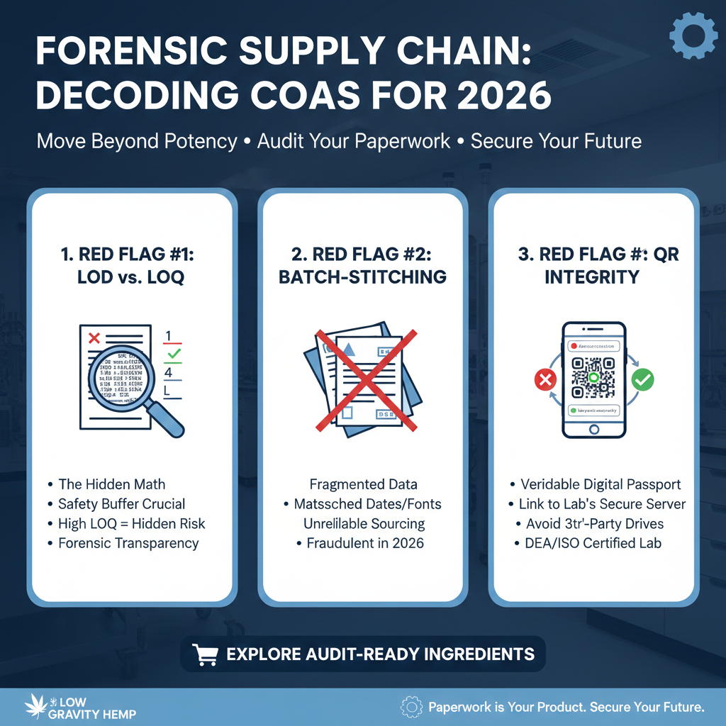 The Forensic Supply Chain: Decoding COAs for the 2026 Registry Era