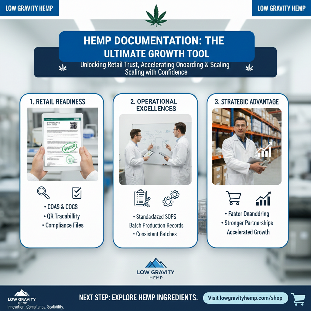 🧩 How Documentation Impacts Brand Growth: COAs, COCs, SOPs &amp; BPRs as Strategic Assets in 2025