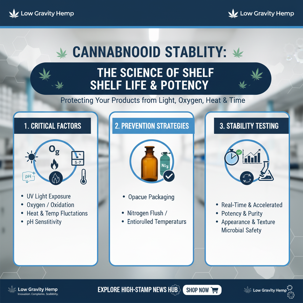 🎓 The Science of Cannabinoid Stability: Light, Oxygen, Heat &amp; pH