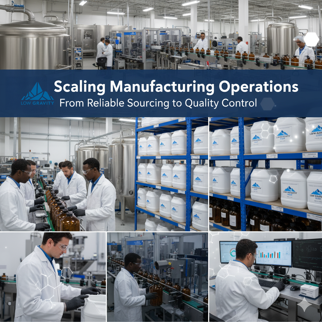 Scaling Production: How to Source and Store Hemp Ingredients for Long-Term Manufacturing Success