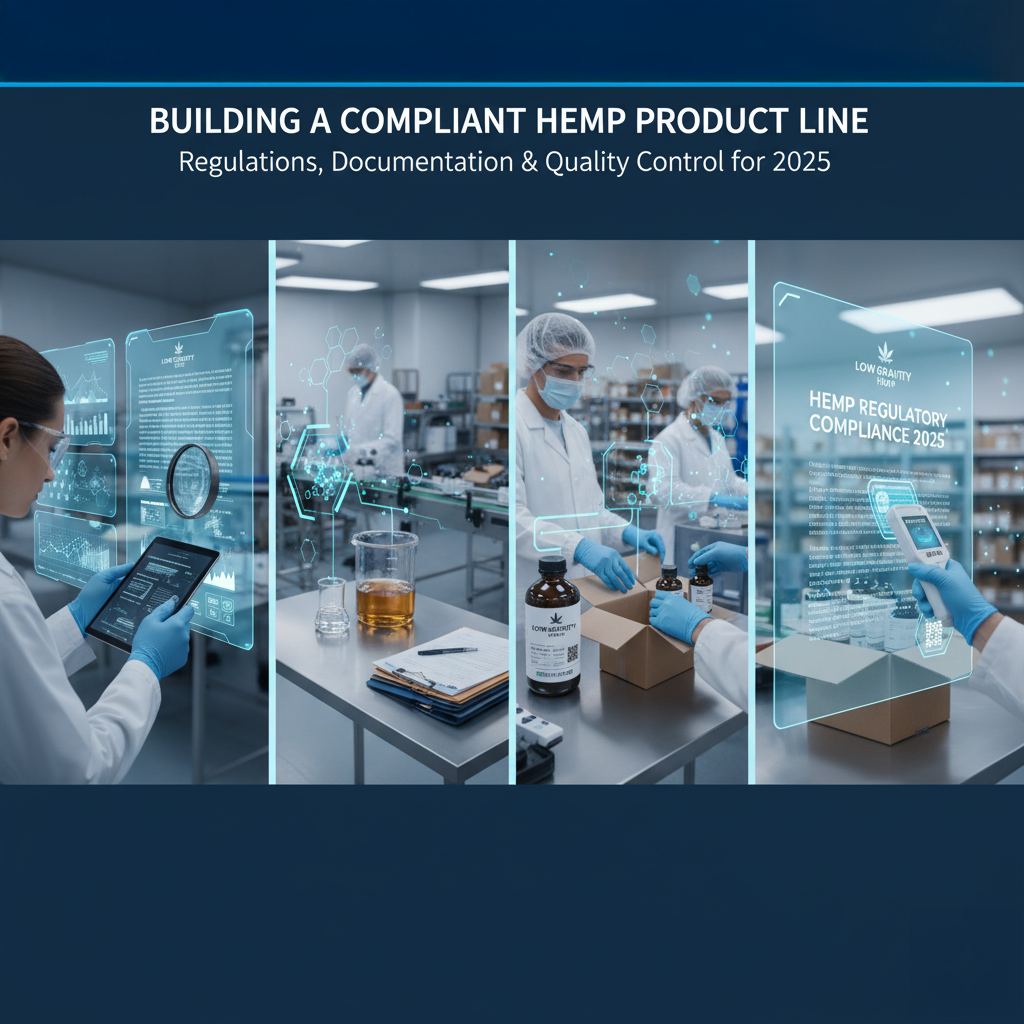 How to Build a Compliant Hemp Product Line in 2025 | Low Gravity Hemp