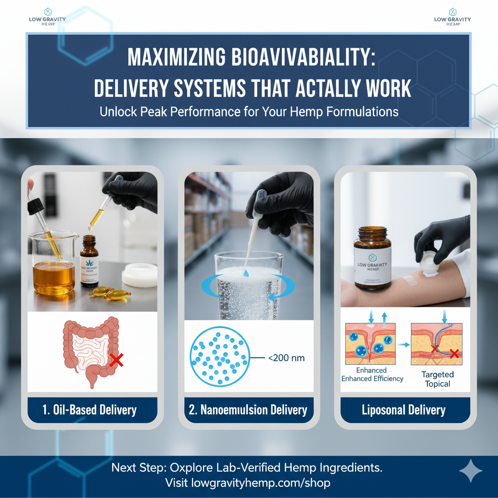 💧 Maximizing Bioavailability: Delivery Systems That Actually Work