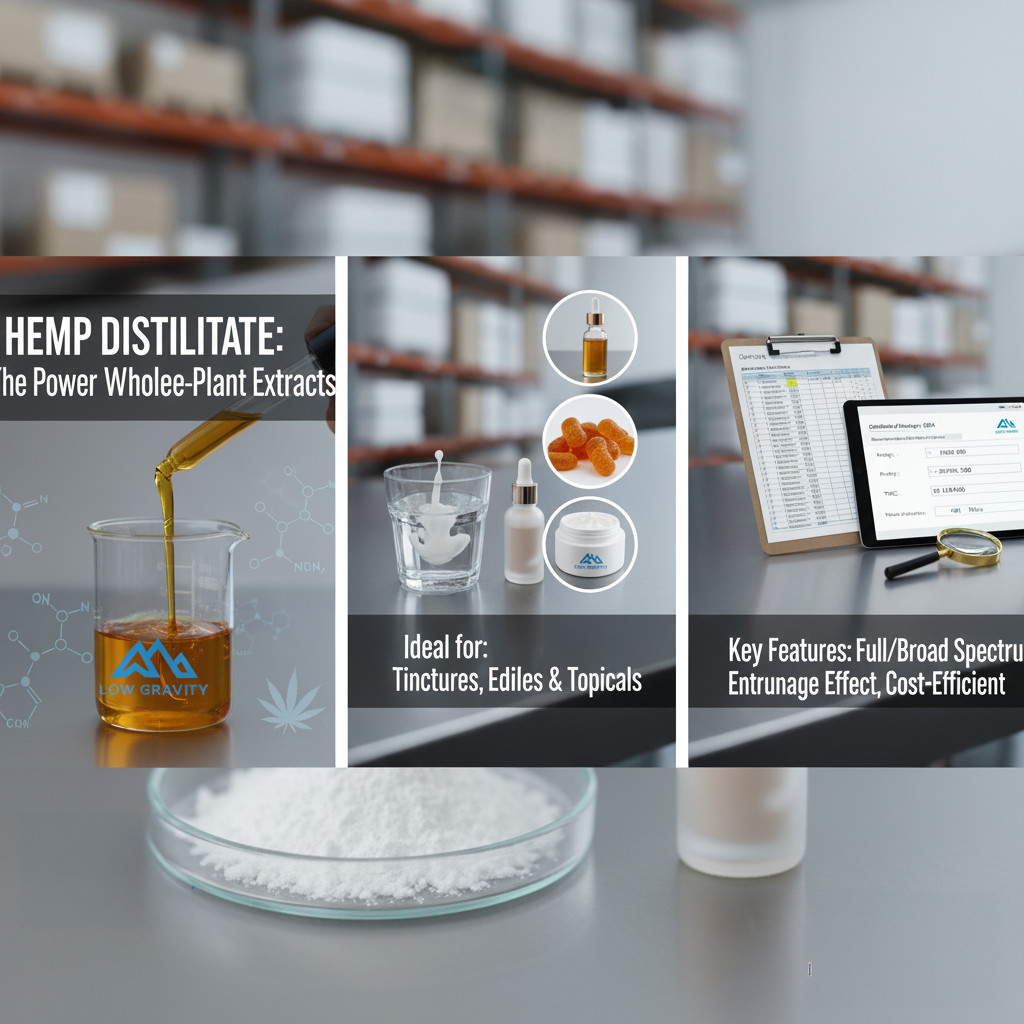 Hemp Distillate 101: What It Is, When to Use It, and How to Formulate