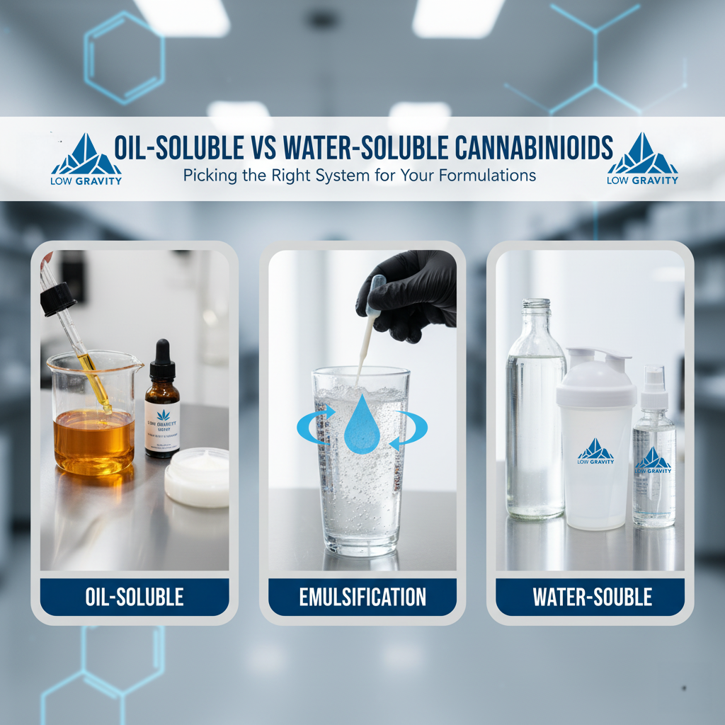 Oil-Soluble vs Water-Soluble Cannabinoids: Picking the Right System