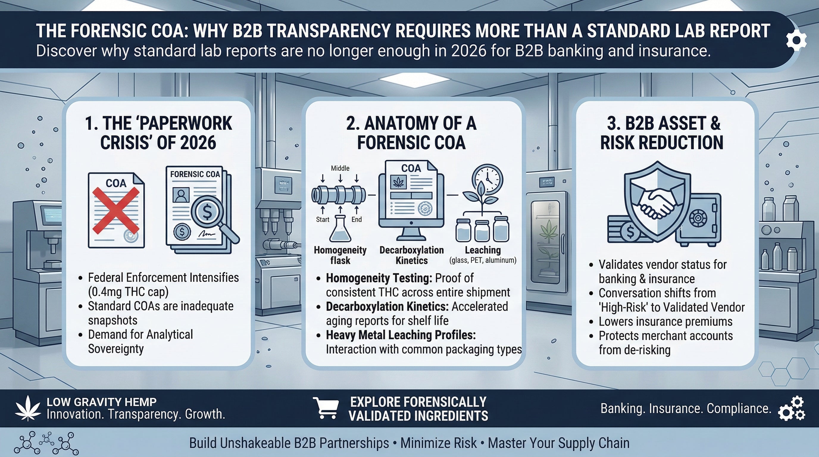 The Forensic COA: Why B2B Transparency Requires More Than a Standard Lab Report
