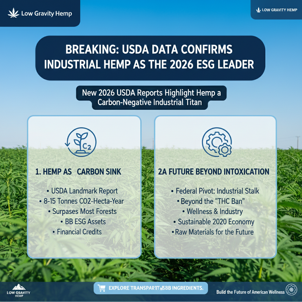 Breaking: USDA Data Confirms Industrial Hemp as the 2026 ESG Leader