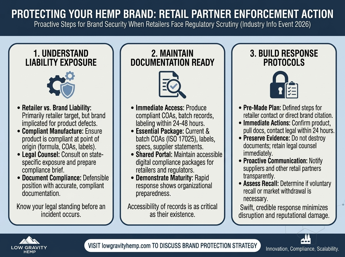 How to Protect Your Brand if a Retail Partner Faces Enforcement Action