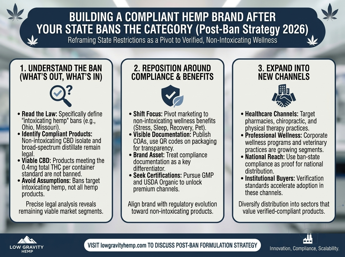 How to Build a Compliant Hemp Brand After Your State Bans the Category