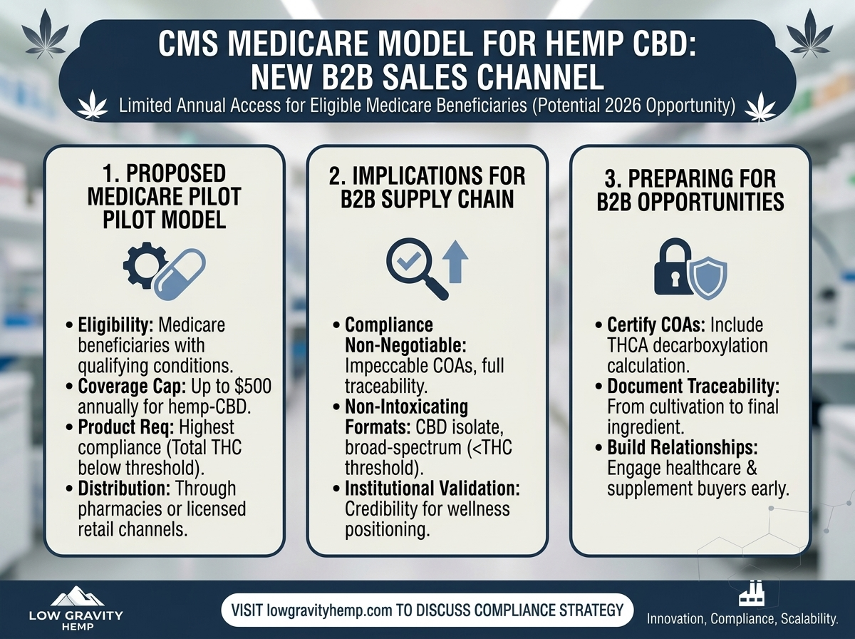 CMS Medicare Model Could Open New Hemp CBD Sales Channel