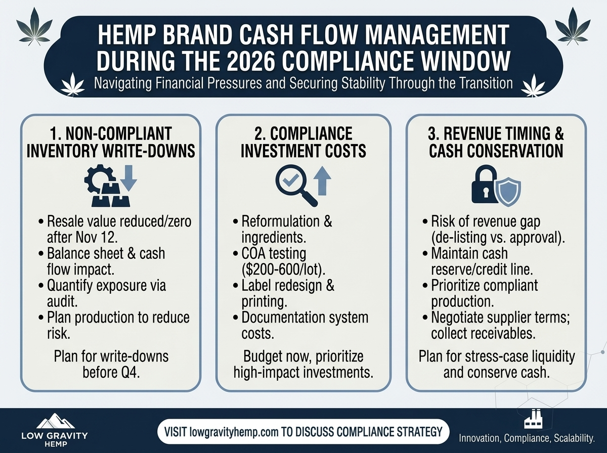 Hemp Brand Cash Flow Management During the 2026 Compliance Window