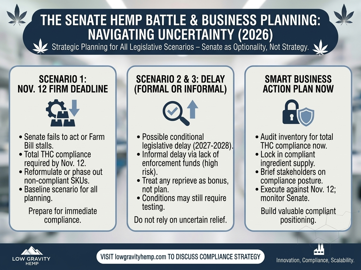 What the Senate Hemp Battle Means for Your Business Planning Right Now