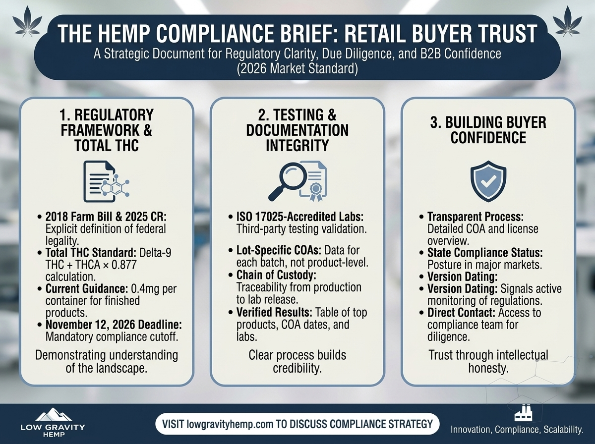How to Write a Hemp Compliance Brief for Retail Buyers (With Template)