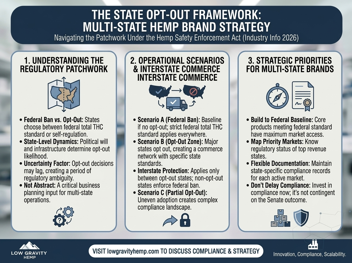The State Opt-Out Framework: What the Hemp Safety Enforcement Act Means for Multi-State Brand Strategy