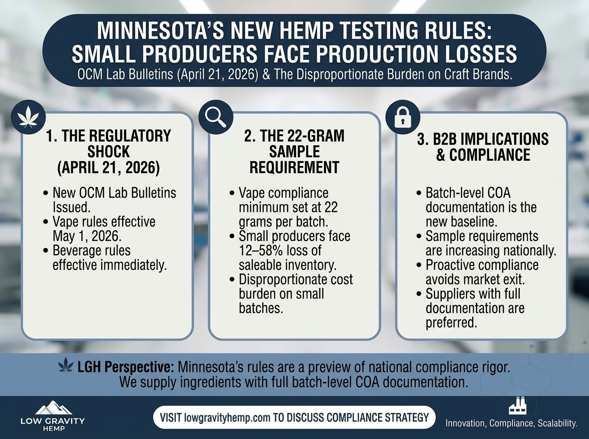 Minnesota’s New Hemp Testing Rules Are Forcing Small Producers to Destroy Their Own Products