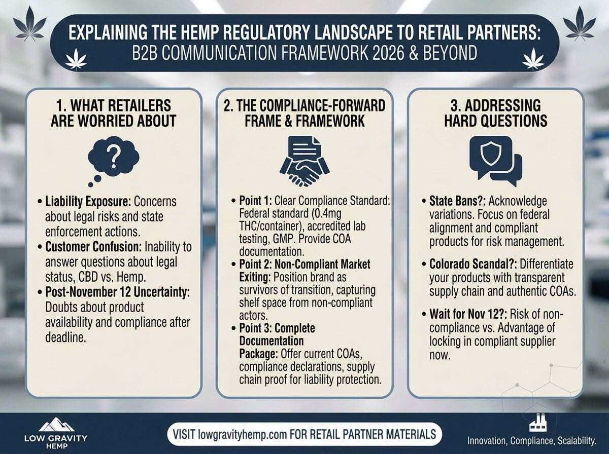How to Explain the Hemp Regulatory Landscape to Your Retail Partners Without Losing Them