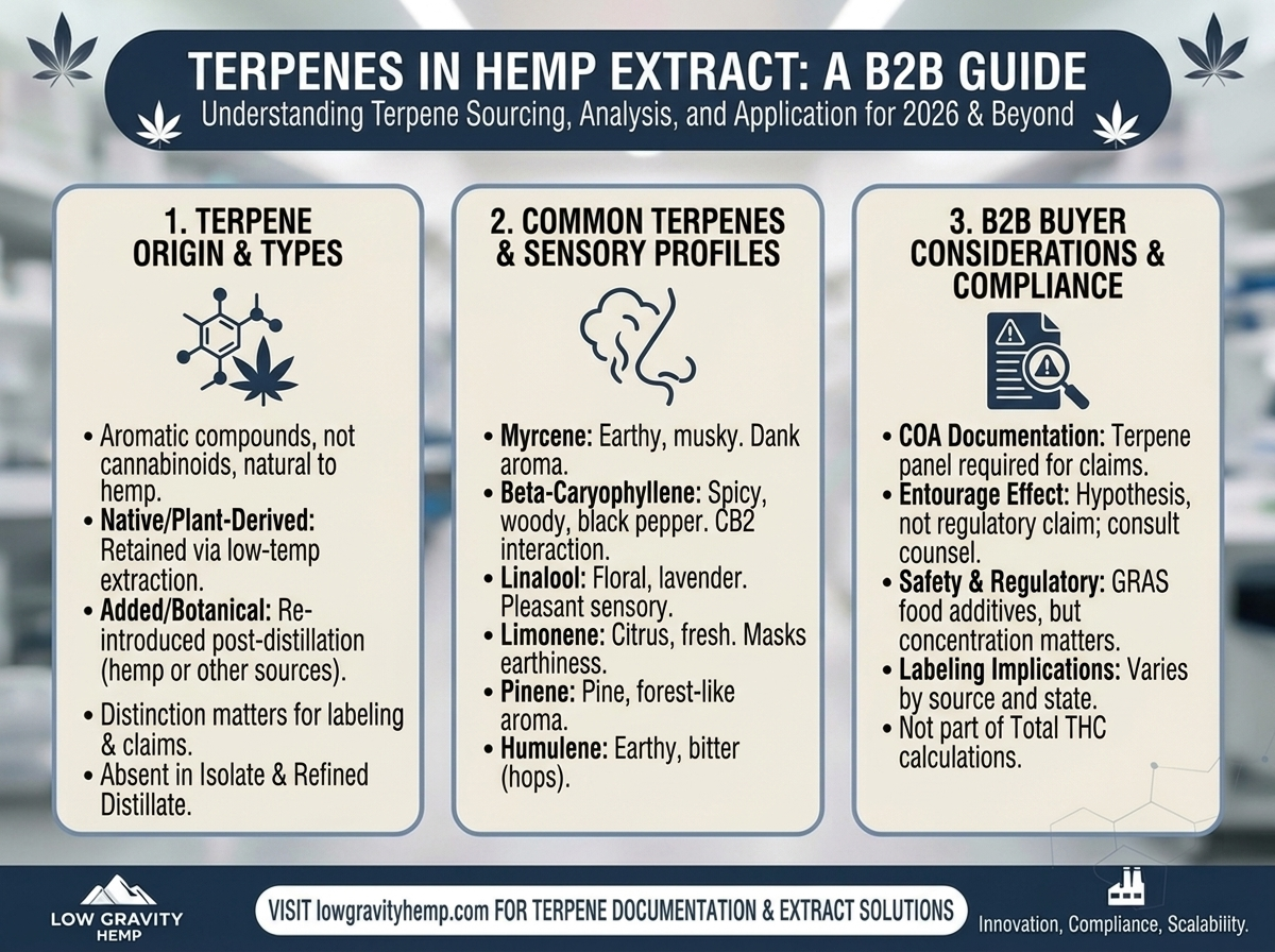 Terpenes in Hemp Extract: What B2B Buyers Need to Know