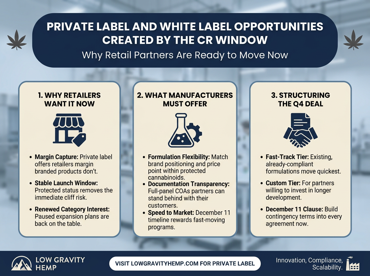 Private Label and White Label Opportunities infographic