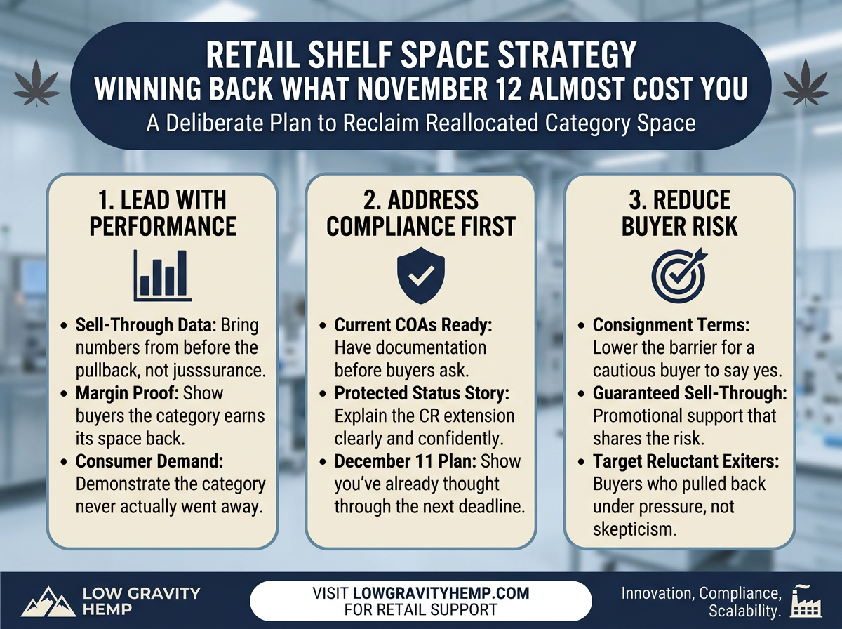 Retail Shelf Space Strategy infographic