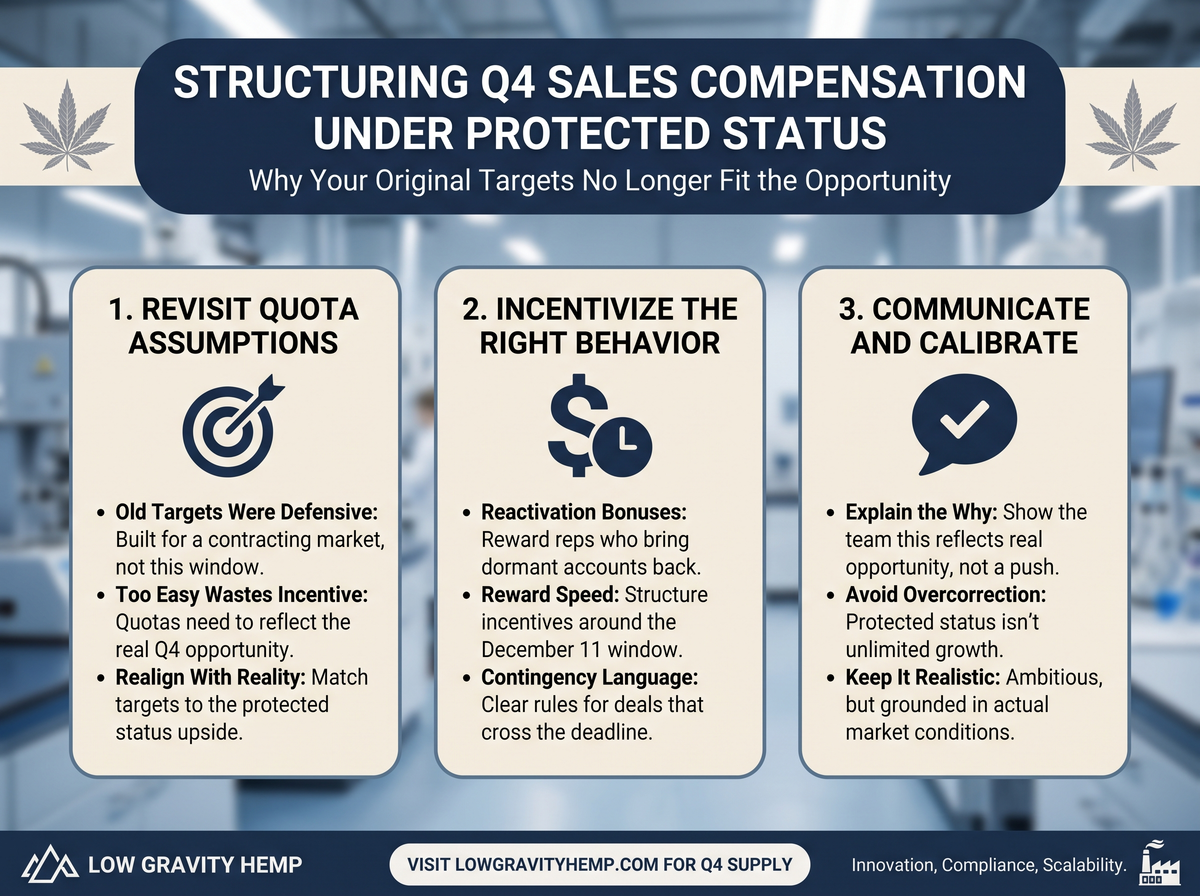 Structuring Q4 Sales Compensation infographic