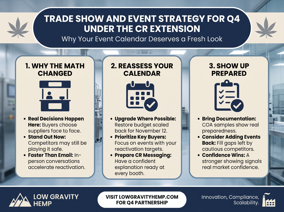 Trade Show Strategy for Q4 infographic