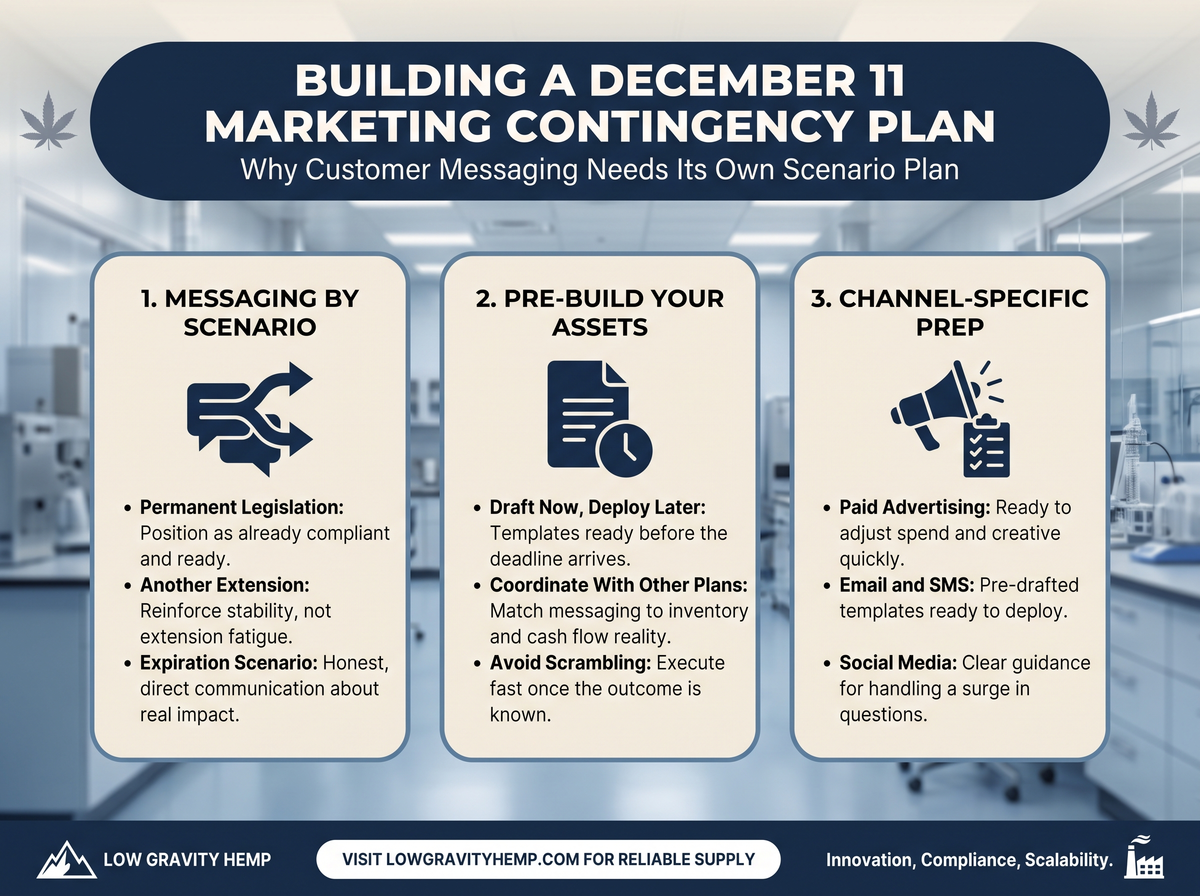 Building a December 11 Marketing Contingency Plan infographic
