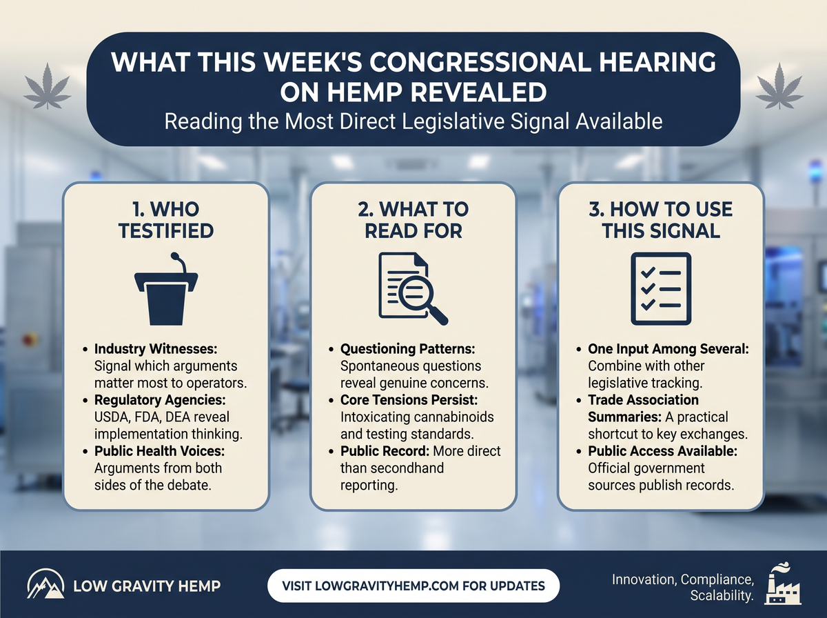 What This Week's Congressional Hearing on Hemp Revealed infographic