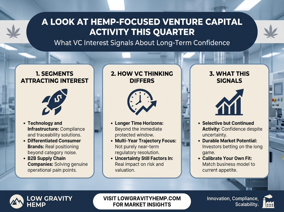 Hemp-Focused Venture Capital Activity This Quarter infographic
