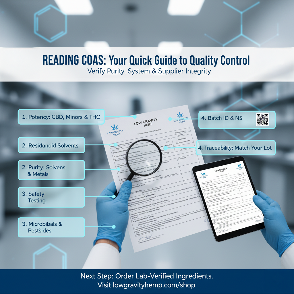 Reading COAs (Quick Guide): What to Check Before You Buy